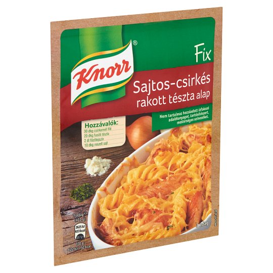 Knorr Fix sajtos-csirkés rakott tészta alap 45 g