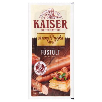 Kaiser Arany Pulyka füstölt virsli 140 g