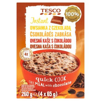 Tesco instant étcsokoládés zabkása 4 x 65 g