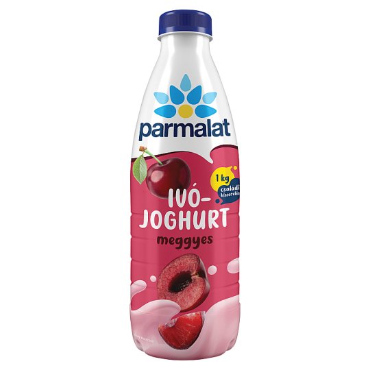 Parmalat Low-Fat Sour Cherry Yogurt Drink 1000 g