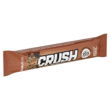 BioTechUSA Crush csokoládé-brownie ízű fehérjeszelet karamell ízű réteggel és édesítőszerrel 64 g