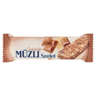 Tesco csokoládés müzliszelet 20 g