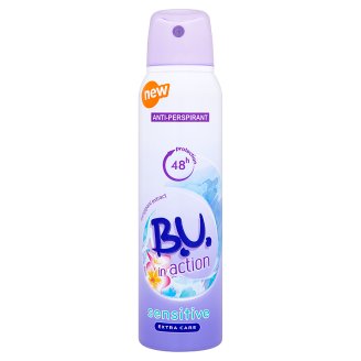 B.U. In Action Sensitive izzadásgátló dezodor 150 ml