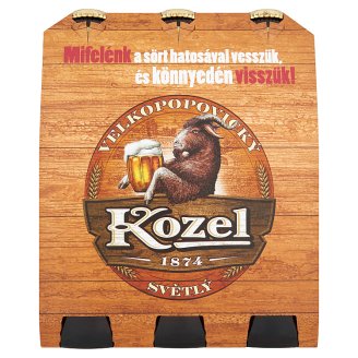 Velkopopovický Kozel Lager Beer 4% 6 x 0,5 l