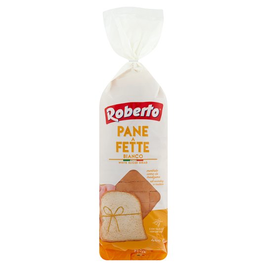 Roberto búzafinomlisztből készült szeletelt kenyér olívaolajjal 400 g
