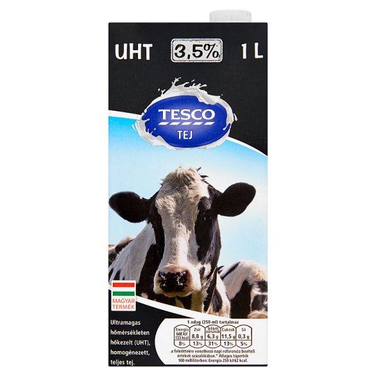 Tesco UHT tej 3,5% 1 l