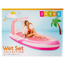 Intex Wet Set Collection Pink Paradise felfújható csónak úszógumi 2,57 m x 1,35 m