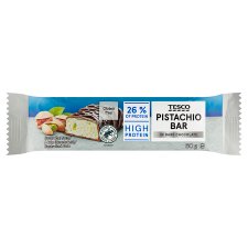 Tesco Pistachio Bar in Dark Chocolate 60 g