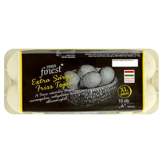 Tesco Finest extra sárga friss tojás XL 10 db