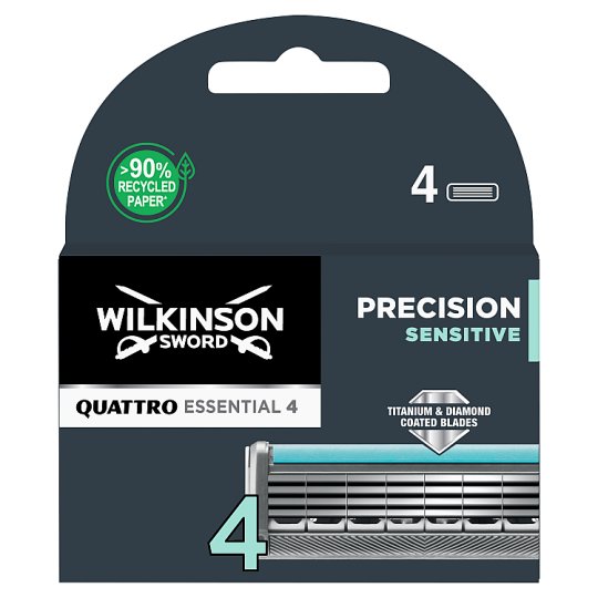 Wilkinson Sword Quattro Titanium Sensitive borotvabetét 4 db