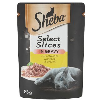 Sheba Selection teljes értékű állateledel felnőtt macskák számára csirkével 85 g