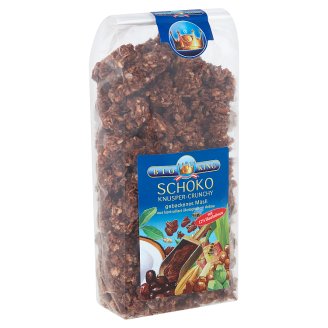 Bio King BIO csokis-mogyorós ropogós müzli 375 g
