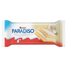 Kinder Paradiso piskótadesszert tejes krémmel töltve, citrom ízesítéssel 29 g