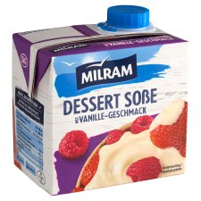 Milram UHT Vanilla Flavored Dessert Sauce with Cream 500 ml