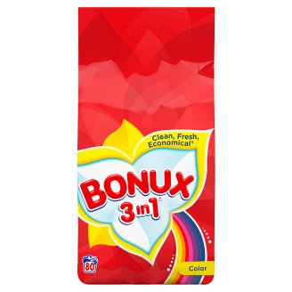 Bonux Color Mosópor, 6 kg, 80 Mosáshoz
