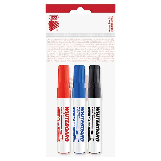 ICO Whiteboard Marker 3 pcs Tesco Online, Tesco From Home, Tesco