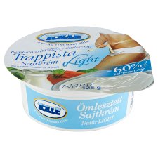 Tolle Light natúr kenhető zsírszegény ömlesztett trappista sajtkrém 125 g