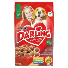 Darling teljes értékű állateledel felnőtt kutyák számára marha és csirke ízletes keverékével 10 kg