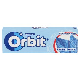 Orbit Sweetmint mentaízű cukormentes rágógumi édesítőszerrel 10 db 14 g