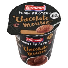 Ehrmann csokoládé ízű fehérje mousse édesítőszerekkel 200 g