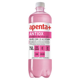 Apenta+ Antiox gránátalma-acai ízű szénsavmentes energiaszegény üdítőital vitaminokkal 750 ml