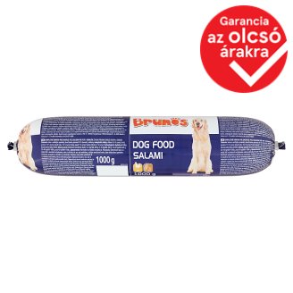 Brunos teljes értékű állateledel felnőtt kutyák számára, szalámi baromfival 1000 g