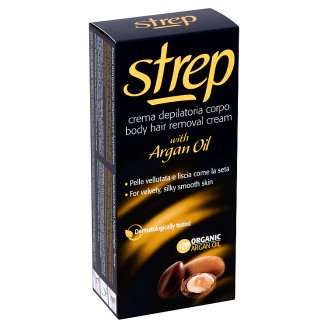 Strep szőrtelenítő krém testre argánolajjal 100 ml