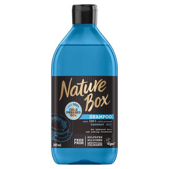 Nature Box Kókusz sampon a hidratált hajért 385 ml