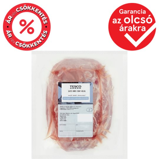 Tesco sertés karaj csont nélkül