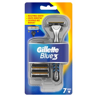 Gillette Blue3 Férfi Borotva + 7 Borotvabetét
