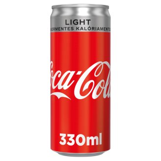 Coca-Cola Light colaízű energiamentes szénsavas üdítőital édesítőszerekkel 330 ml