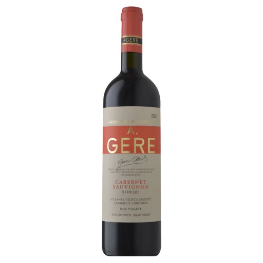 Gere Sauvignon Barrique Prémium Dry Red Wine 13 0,75 l
