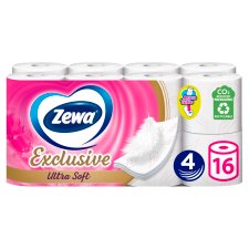 Zewa Exclusive Ultra Soft toalettpapír 4 rétegű 16 tekercs