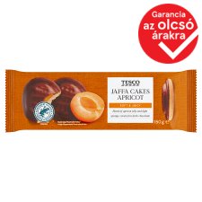 Tesco étcsokoládéval bevont piskótatallér sárgabarackos zselével 150 g