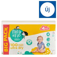 Fred & Flo 4 Maxi 8-14 kg Nappies 100 pcs