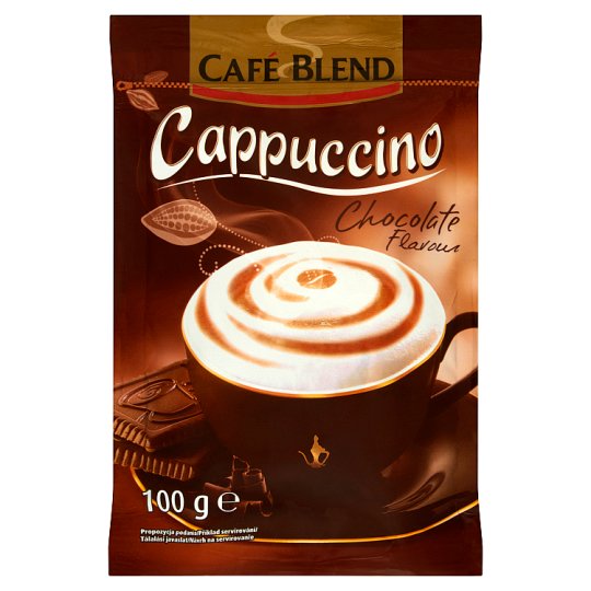 Café Blend azonnal oldódó csokoládé ízű italpor pótkávé- és kávékivonattal 100 g