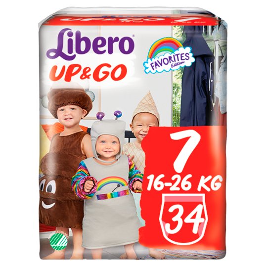 Libero Up&Go 7 16-26 kg prémium bugyipelenka 34 db