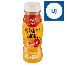 RIO Drink with Orange Juice, Mango, Ginger, Turmeric, Vitamin C and D3 added 180 ml