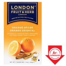 London Fruit & Herb Company Orange Spicer Fruit Tea 20 Tea Bags 40 g