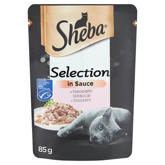 Sheba Selection Wet Pet Food For Cats with Salmon Alu Tray 85 g Tesco