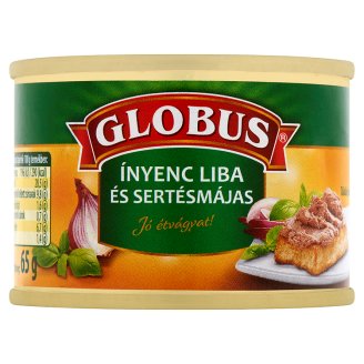 Globus ínyenc liba és sertésmájas 65 g