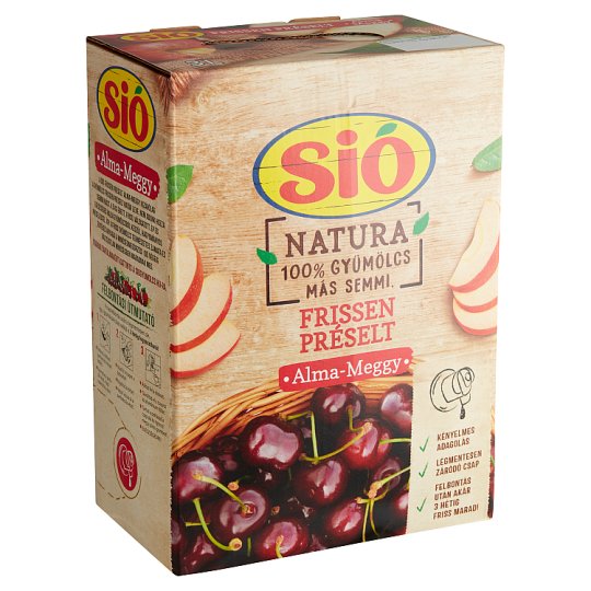 Sió frissen préselt alma-meggylé 3 l