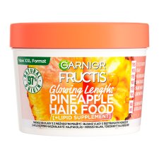 Fructis Hair Food Glowing Lengths Pineapple 3 in1 hair mask for long hair, 400 ml