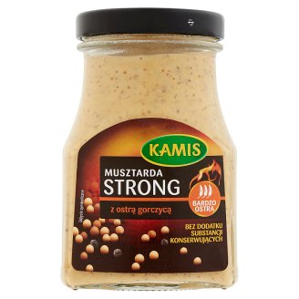 Kamis erős mustár csípős mustármaggal 185 g