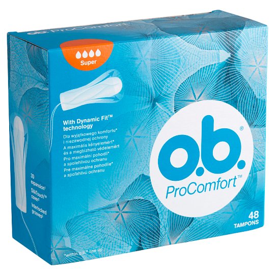 O.b. ProComfort Super Tampon 48 Db - Tesco Online, Tesco Otthonról ...