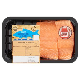 Tesco Grill atlanti lazac darabok 250 g