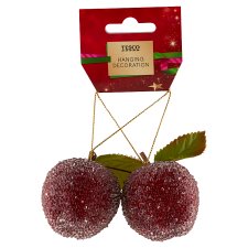 Tesco Apple Hanging Decoration 2 pcs