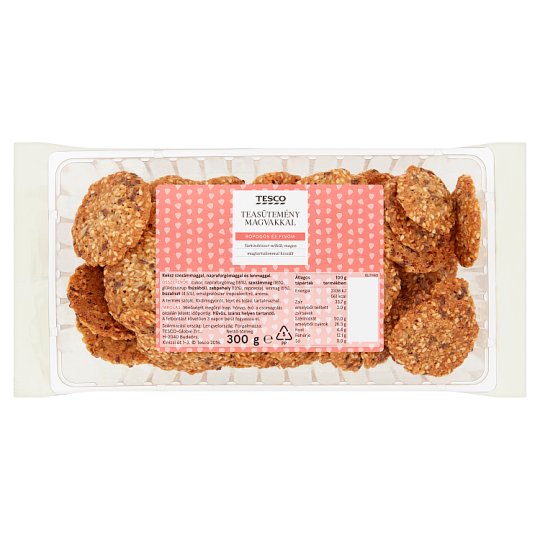 Tesco Tea Biscuits with Seeds 300 g