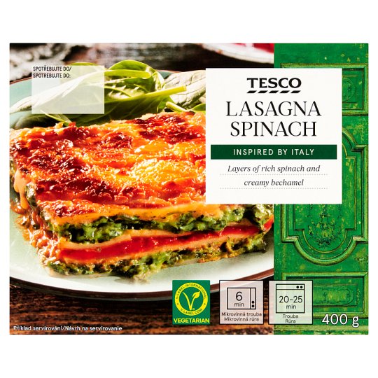 Tesco Spinach Lasagna 400 g