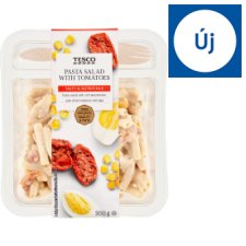 Tesco főtt durumbúzából készült tészta majonézes szósszal, félig szárított paradicsommal 200 g